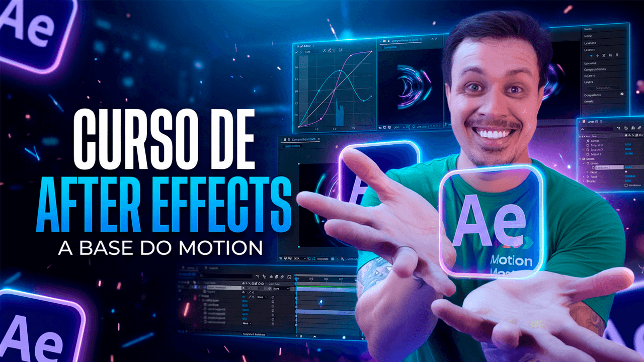 Curso de After Effects e Photoshop para Redes Sociais